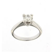 Anello Soranzo Gioielli Donna Solitario in Oro bianco Diamante 1.02 Ct NP10113523-14 - NP10113523-14